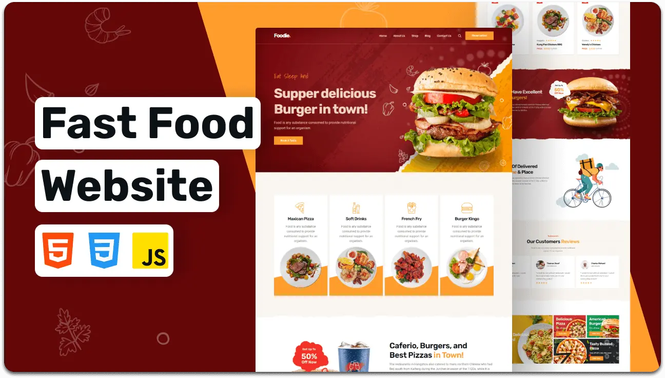 Foodie Fast food website
